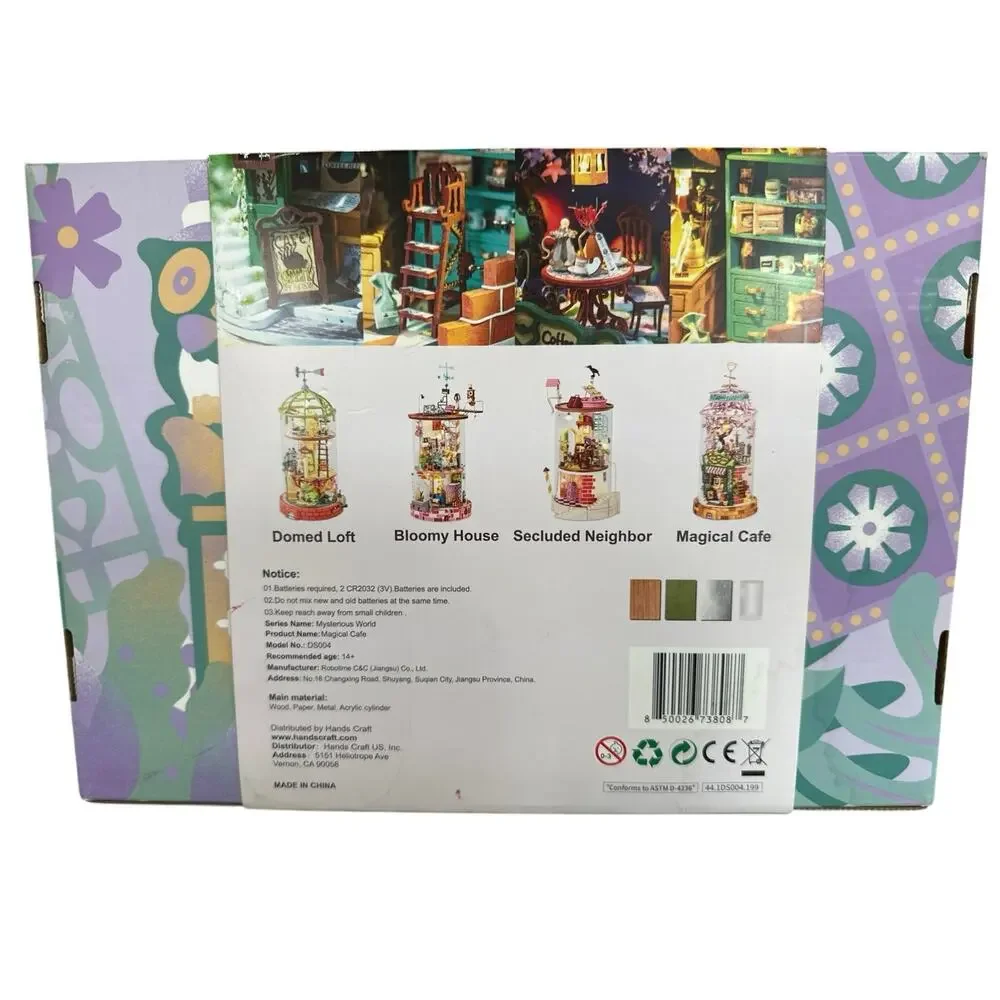 Rolife Mysterious World Magical Cafe Miniature Dollhouse DIY Kit NEW SEALED